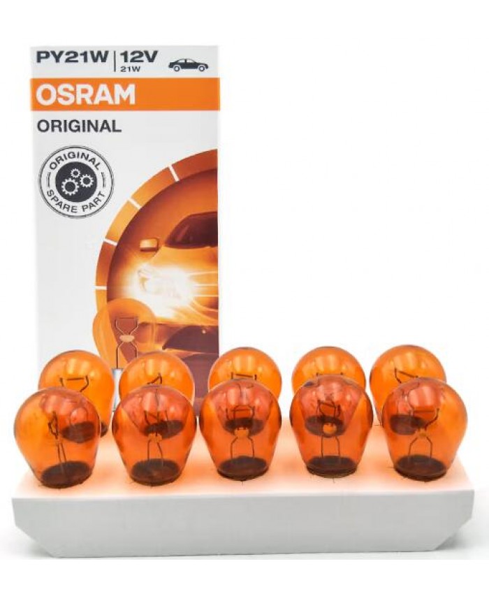 Ampoule OSRAM PY21W (boîte de 10 pièces)